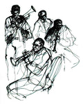 MUJZ1047, Southern Jazz   T Advert A4 Photo Print