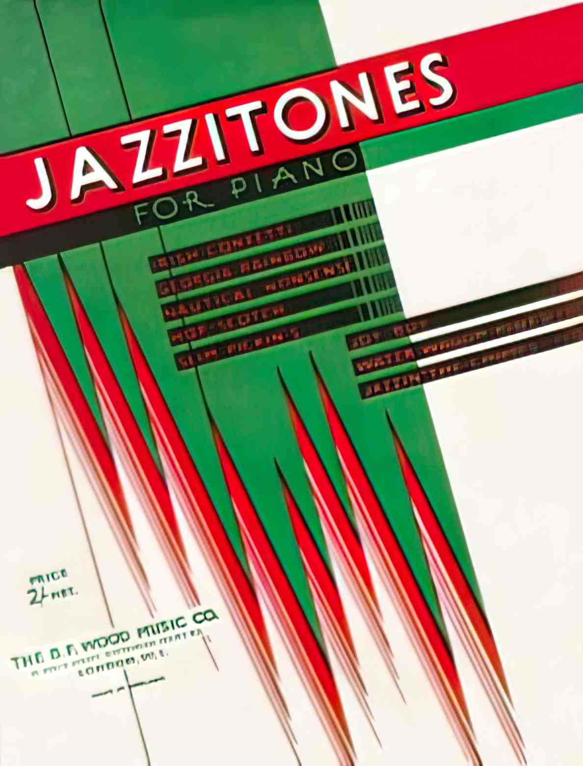 MUJZ1049, Jazzitones  Advert A4 Photo Print