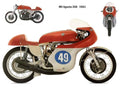 MV Agusta 350 1961 motorbike A4 Photo Print