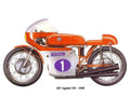 MV Agusta 350 1968 motorbike A4 Photo Print