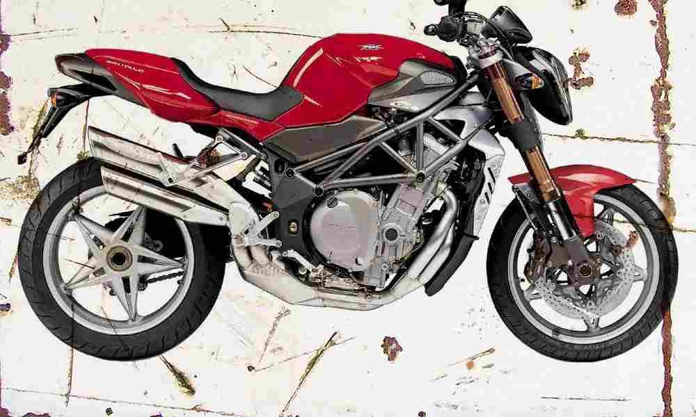 MV Agusta Brutale S 2004 Aged Vintage A4 Photo Print
