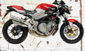 MV Agusta Brutale1078RR 2008 Aged Vintage A4 Photo Print