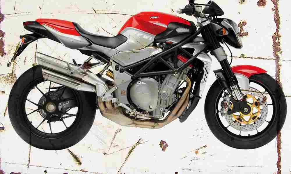 MV Agusta Brutale1078RR 2008 Aged Vintage A4 Photo Print