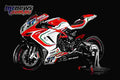 MV Agusta F3 800 RC 2017 3 motorbike A4 Photo Print