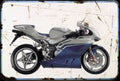 MV Agusta F4 1000 2004 AGED A4 Photo Print