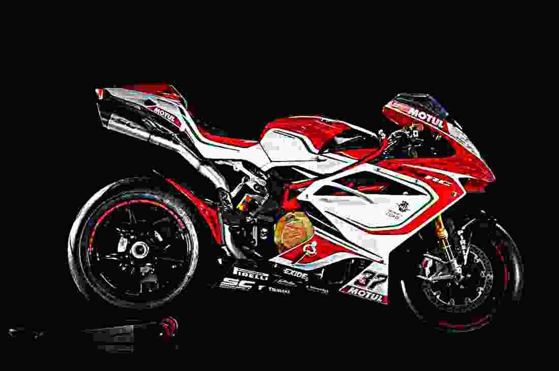 MV Agusta F4 2017 1 motorbike A4 Photo Print