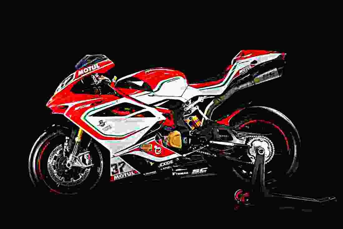 MV Agusta F4 2017 4 motorbike A4 Photo Print