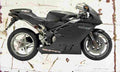 MV Agusta F4SPR 2002 Aged Vintage A4 Photo Print