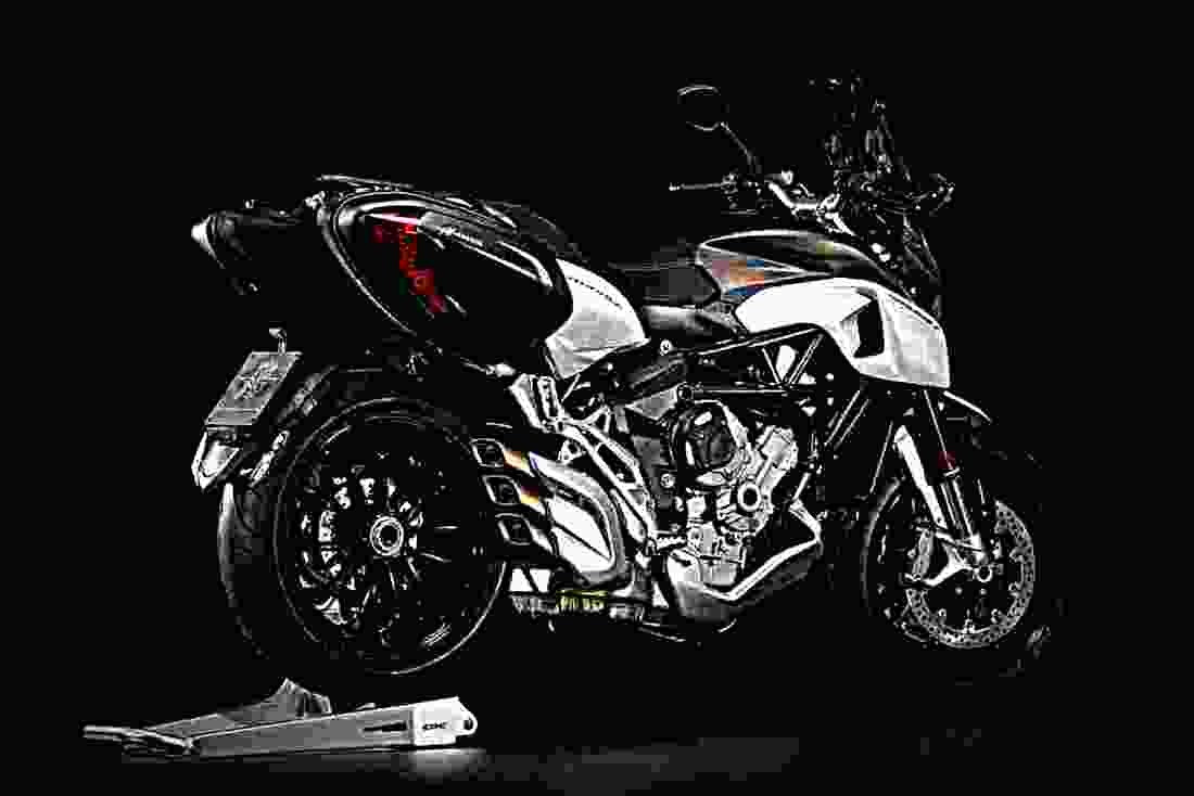 MV Agusta Stradale 800 2017 2 motorbike A4 Photo Print