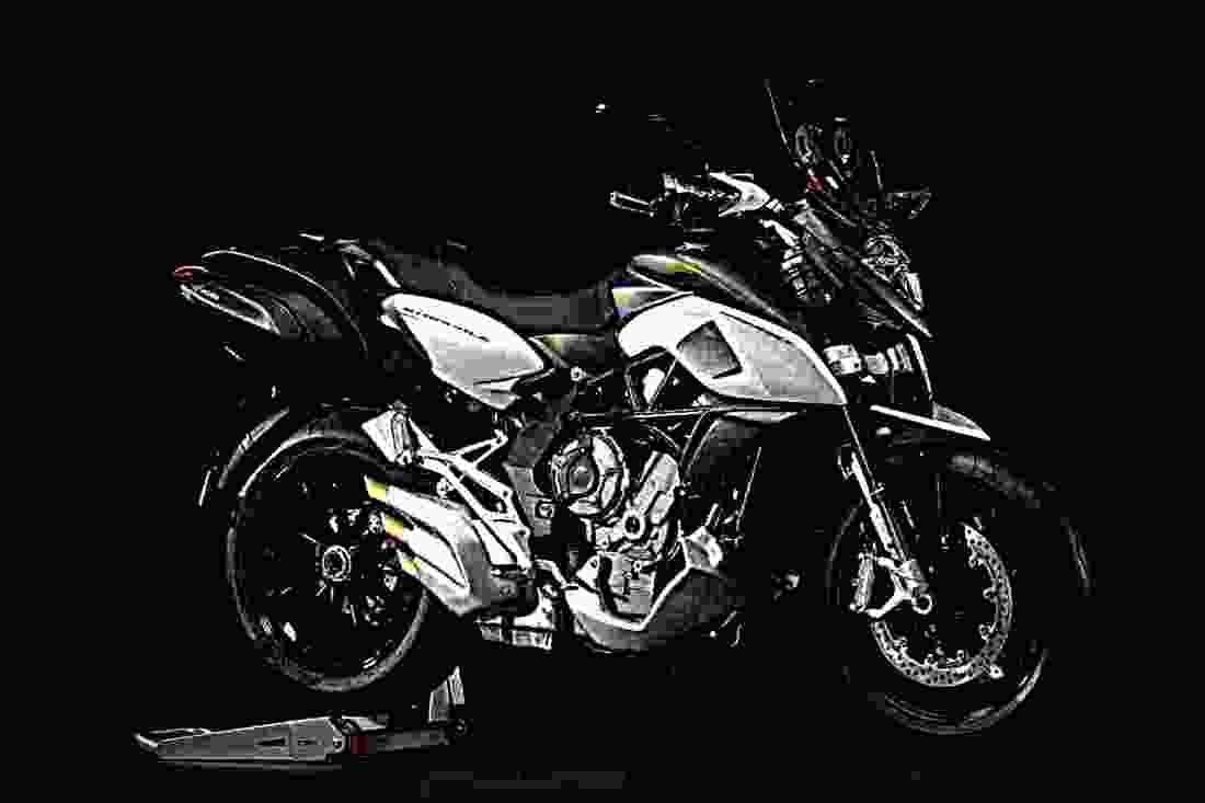 MV Agusta Stradale 800 2017 3 motorbike A4 Photo Print