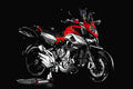 MV Agusta Stradale 800 2017 4 motorbike A4 Photo Print