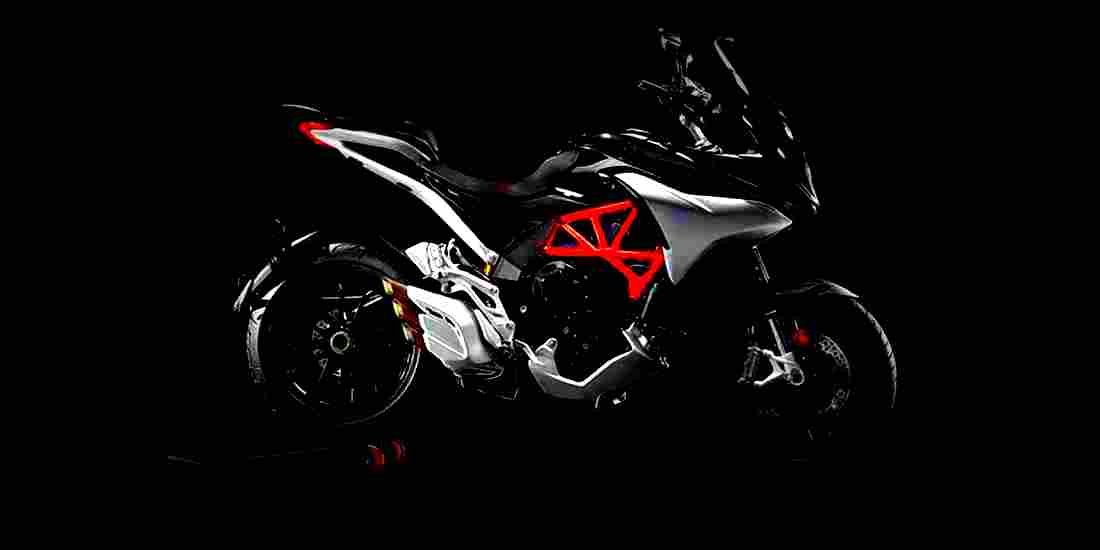 MV Agusta Turismo Veloce 800 2017 4 motorbike A4 Photo Print