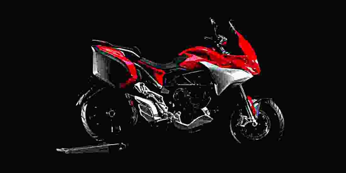 MV Agusta Turismo Veloce 800 Lusso 2017 4 motorbike A4 Photo Print