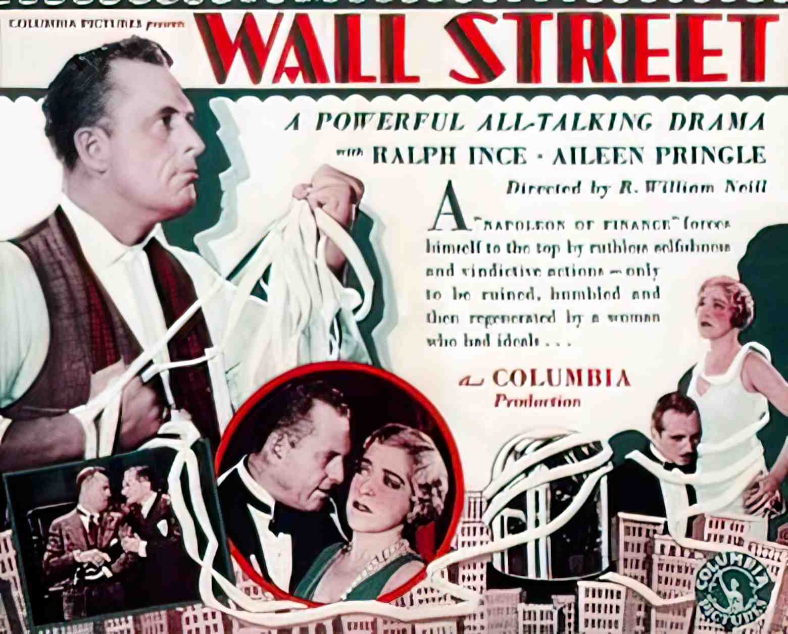 MVPS1086, Wall Street  Advert A4 Photo Print