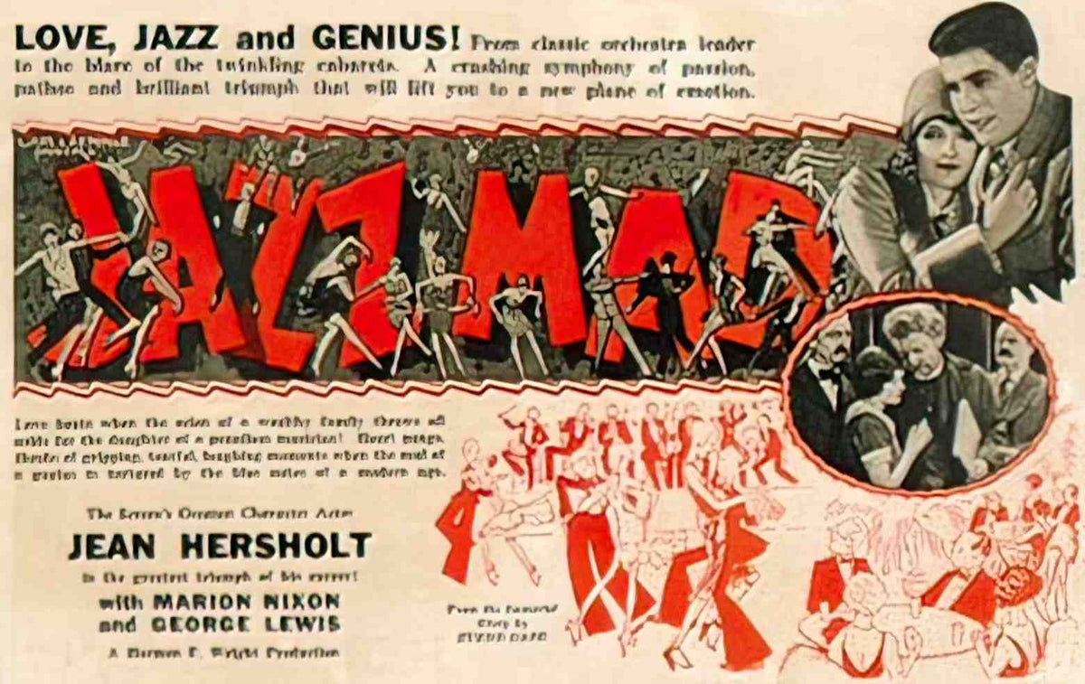 MVPS1207, Jazz Mad  Advert A4 Photo Print