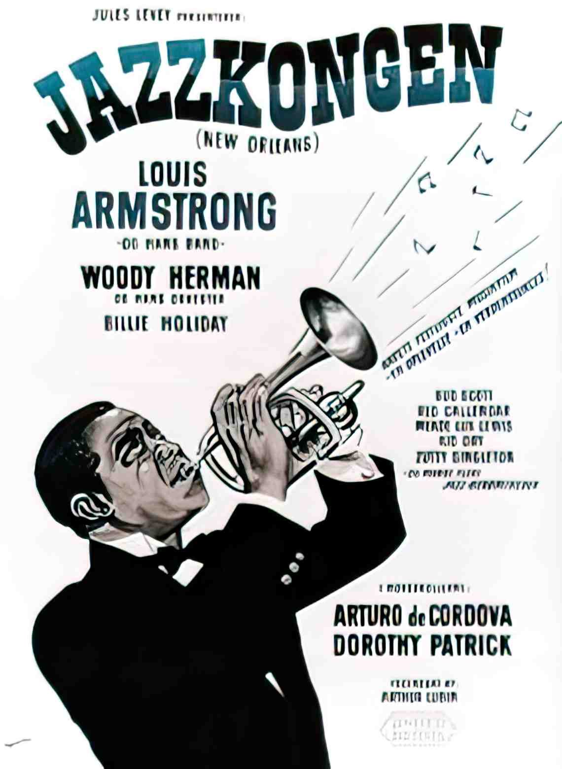 MVPS1287, Jazzkongen  Advert A4 Photo Print