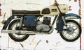 MZ ES250 1973 Aged Vintage A4 Photo Print