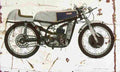 MZ RE125 1965 Aged Vintage A4 Photo Print