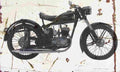 MZ RT125 1956 Aged Vintage A4 Photo Print
