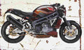 MZ SFX 2006 Aged Vintage A4 Photo Print