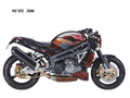 MZ SFX 2006 motorbike A4 Photo Print