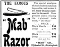 Mab Razor Vintage Vintage Retro Advert Poster A4 Photo Print