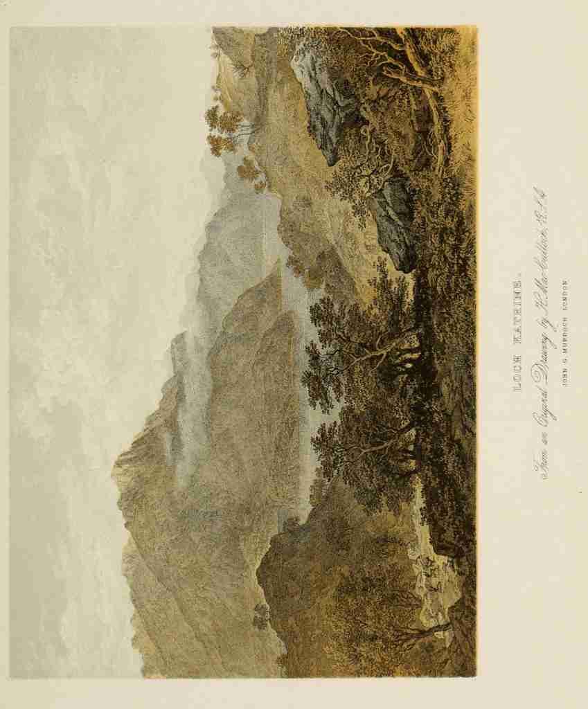 MacCulloch Horatio 1805 1867 Scotland 1840 Loch Katrine A4 Photo Print
