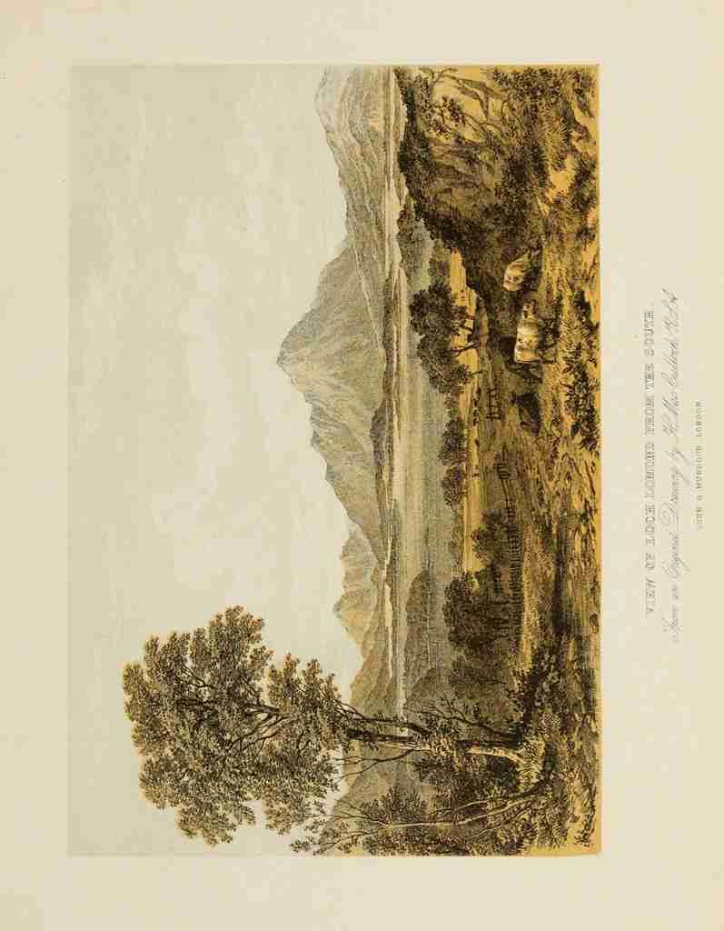 MacCulloch Horatio 1805 1867 Scotland 1840 Loch Lomond A4 Photo Print