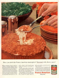 Macaroni Cheese Dish 1950s Vintage Retro Advert Poster