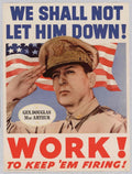 Macarthur Poster War American World War II Advert Poster