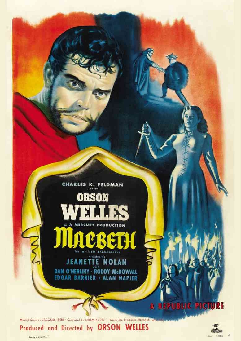 Macbeth 1948 01 Film A4 Photo Print