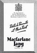 Macfarlane Lang Biscuits Vintage Retro Advert Poster A4 Photo Print