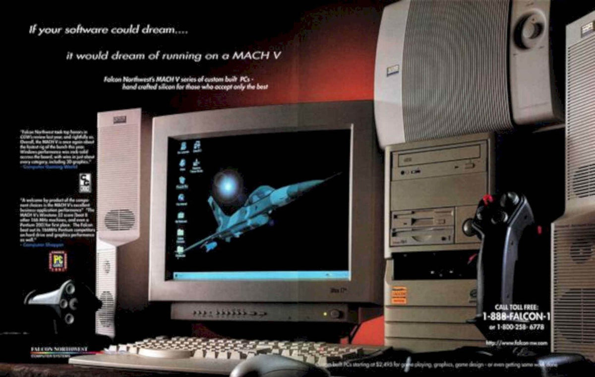 Mach V Pc Vintage Retro Advert Poster A4 Photo Print