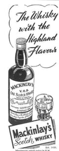 Mackinlays Scotch Whisky Vintage Retro Advert Poster A4 Photo Print