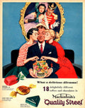Mackintosh Chocolates Dilemma 1950s Vintage Retro Advert Poster