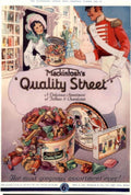 Mackintosh Quality Street 1930s Vintage Retro Advert Poster