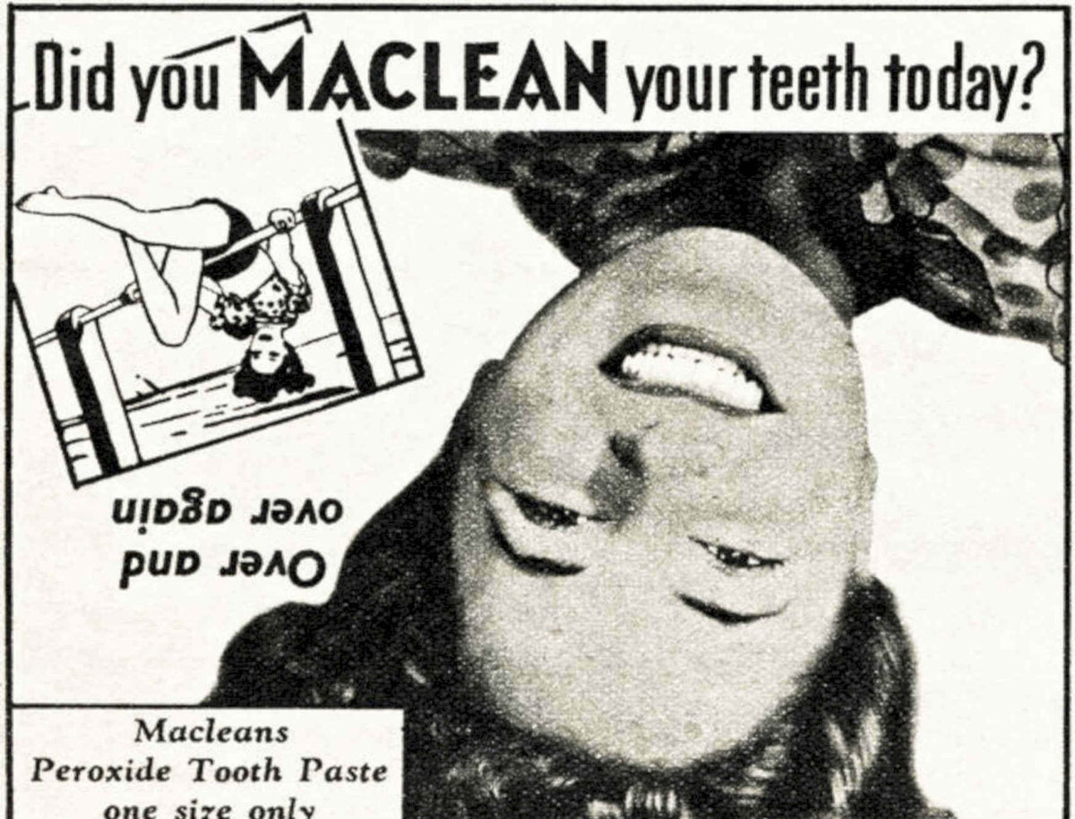 Maclean Teeth Paste Vintage Retro Advert Poster A4 Photo Print