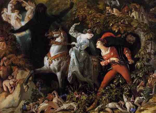 Maclise Daniel A Scene From Undine A4 Photo Print
