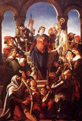 Maclise Daniel The Spirit Of Chivalry A4 Photo Print
