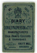 Macpherson Diary Mills Vintage Retro Advert Poster A4 Photo Print