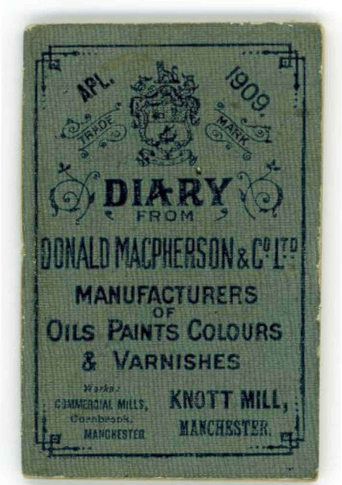 Macpherson Diary Mills Vintage Retro Advert Poster A4 Photo Print