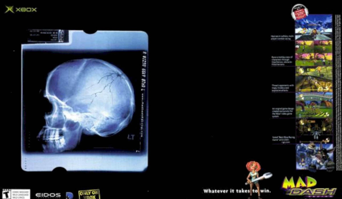 Mad Dash Skull Vintage Retro Advert Poster A4 Photo Print