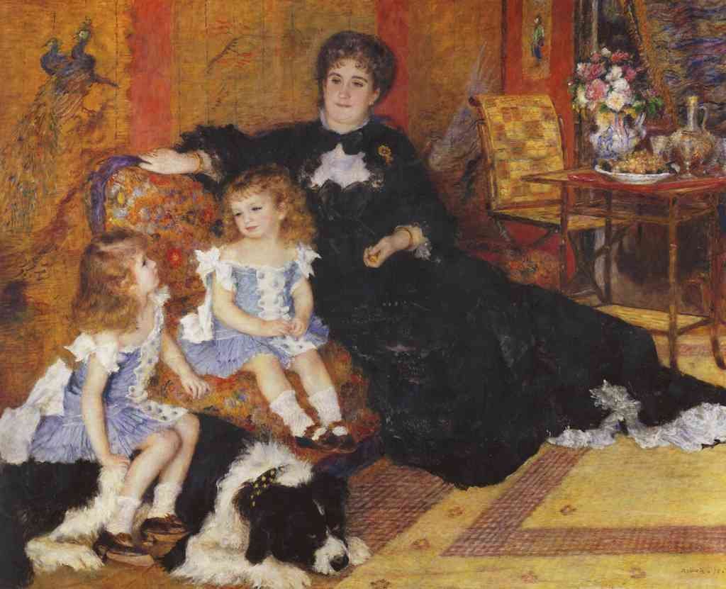 Madame Charpentier And Her Children A4 Photo Print