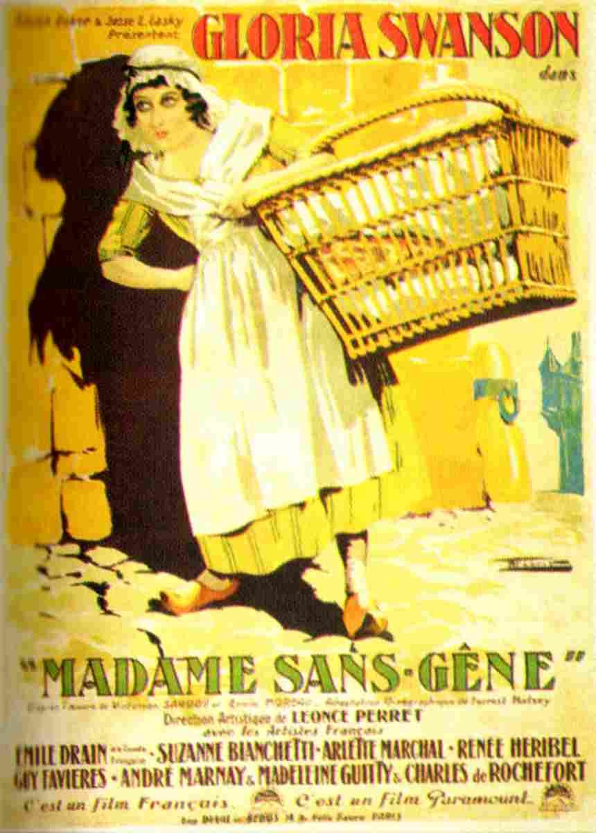 Madame Sans Gene 1925 08  film star poster A4 Photo Print