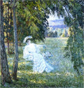 Madame Vian Seated In The Park 1900 A4 Photo Print
