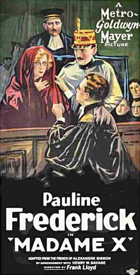Madame X 1920 01  film star poster A4 Photo Print