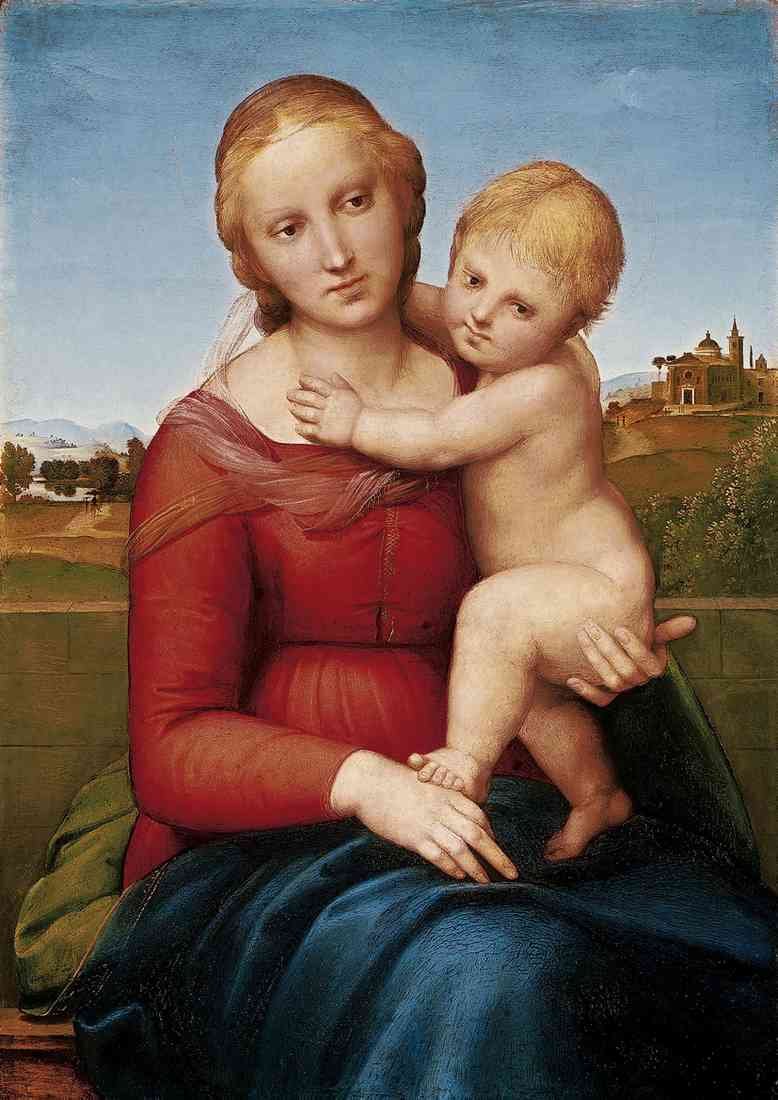 MadonnAnd Child The Small Cowper A4 Photo Print