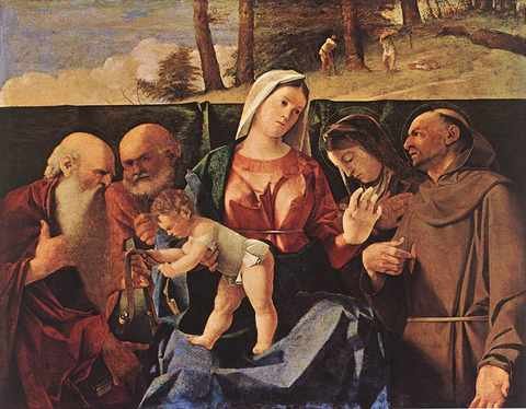 MadonnAnd Child With Saints Wg A4 Photo Print