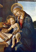 MadonnWith The Book Eur A4 Photo Print