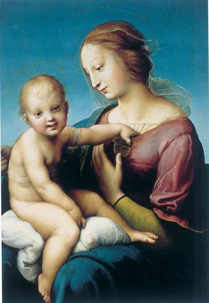 Madonna Cowper Raffaello A4 Photo Print